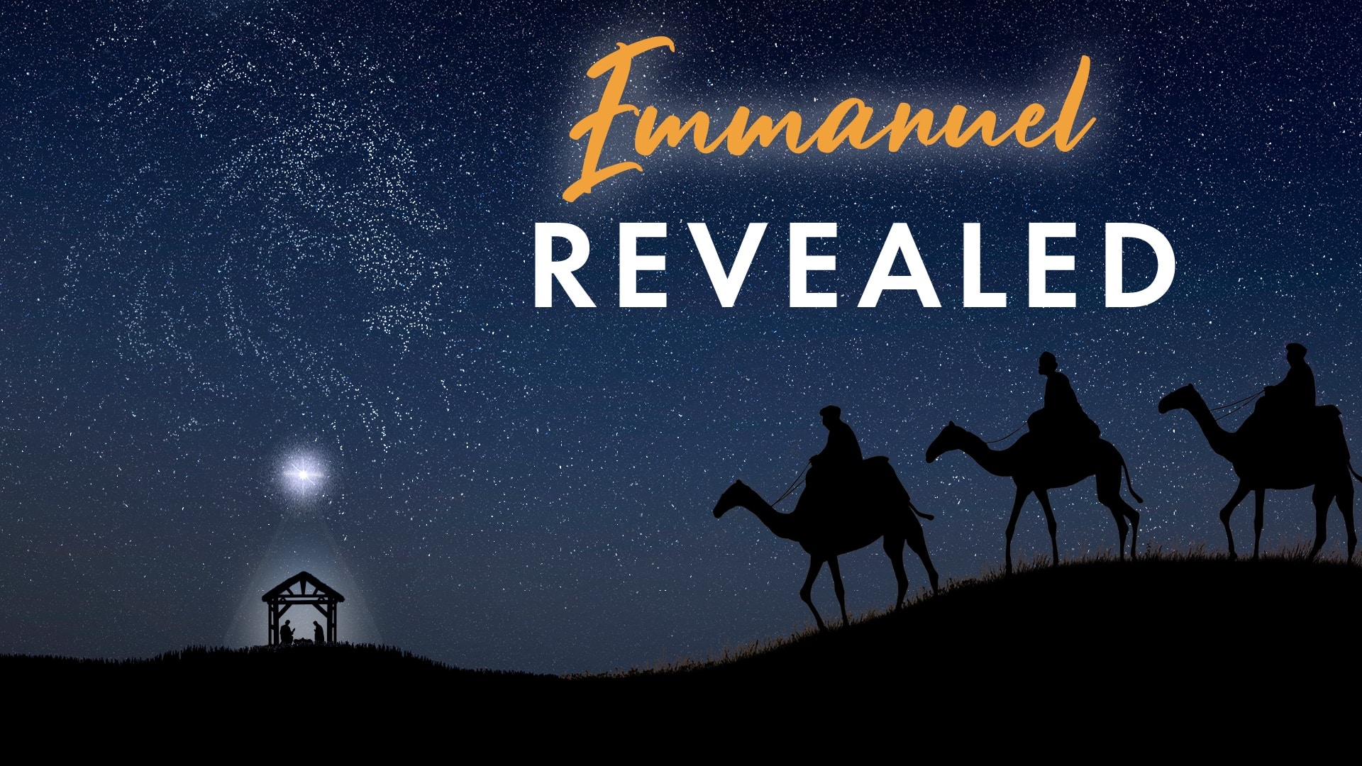 Emmanuel Revealed: The Bridegroom has Come